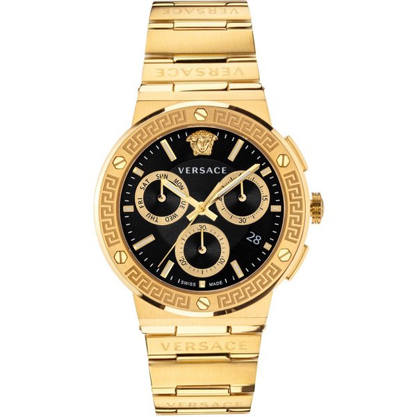Versace VEZ900421 Men's Greca Logo Chrono Watch