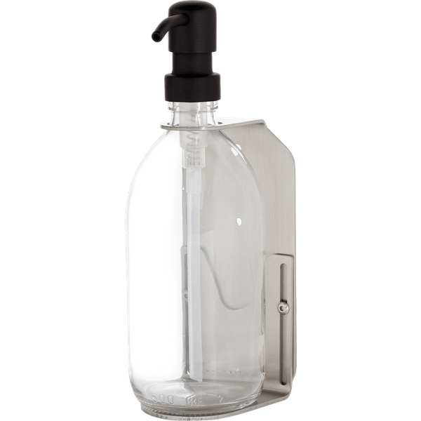 Distributeur de savon mural simple en nickel