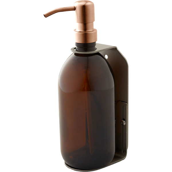 Distributeur de savon mural simple en nickel