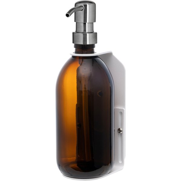 Distributeur de savon mural simple blanc