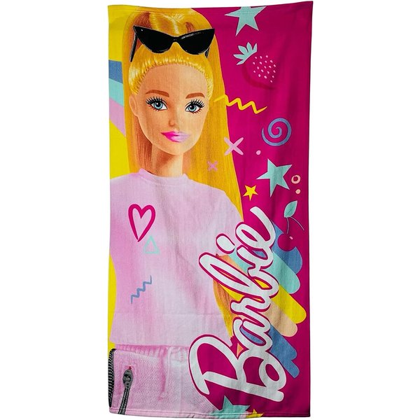 Barbie Kids Beach Towel - Multi Colour