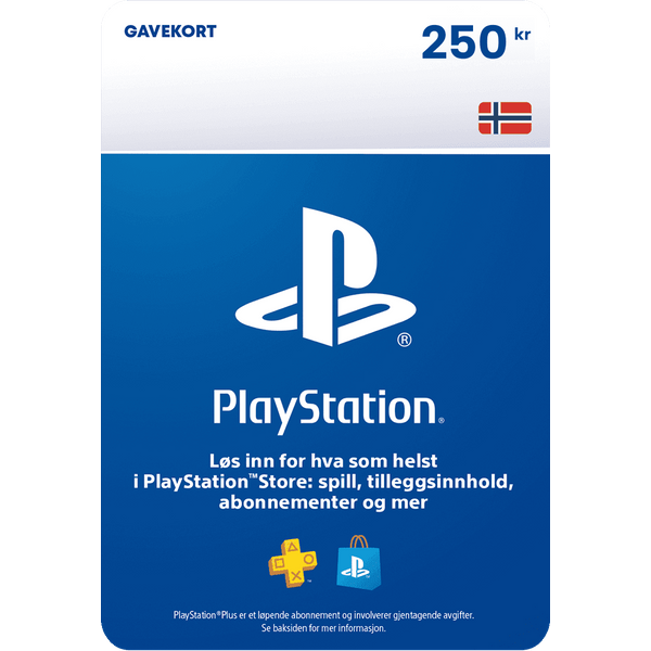 PlayStation Store-kort 250 kr