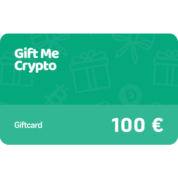 Gift Me Crypto Cadeaukaart 100 Euro