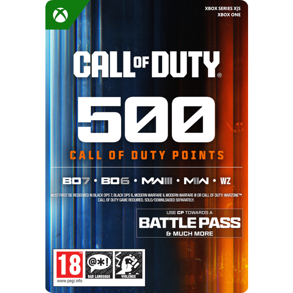 500 CALL OF DUTY POINTS