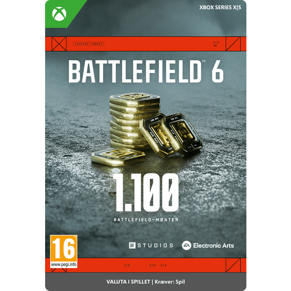 BATTLEFIELD 6 1.100 BATTLEFIELD-MØNTER