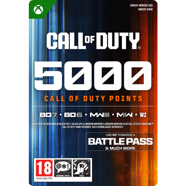 5.000 CALL OF DUTY-POINT