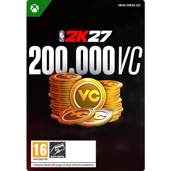 Paquete de 200.000 monedas virtuales de NBA 2K27