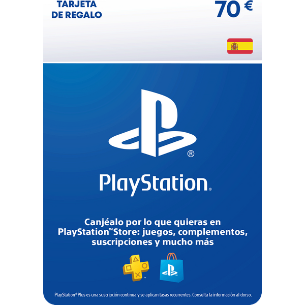 Tarjeta PlayStation 70€ | Tarjeta PSN