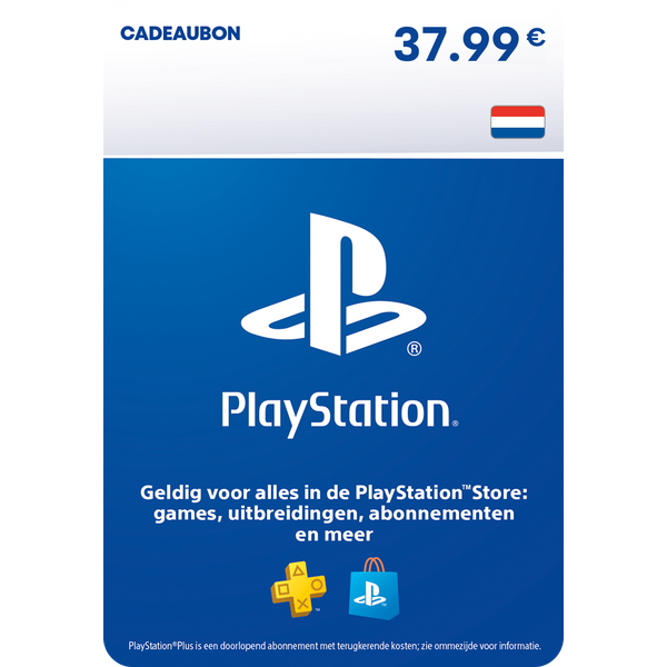 PlayStation Kaart 37,99 euro | PlayStation tegoed | PSN Card
