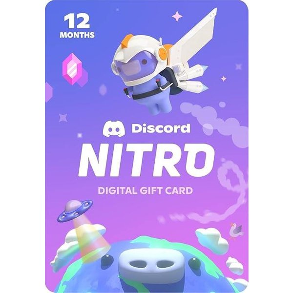 Discord Nitro 12 måned