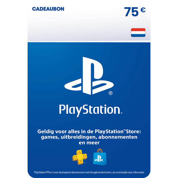 PlayStation Store Kaart 75 euro | PlayStation tegoed | PSN Card