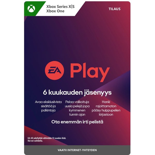 EA Play 6 kuukauden jäsenyys
