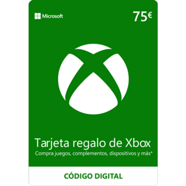Tarjeta Xbox 75 Euro