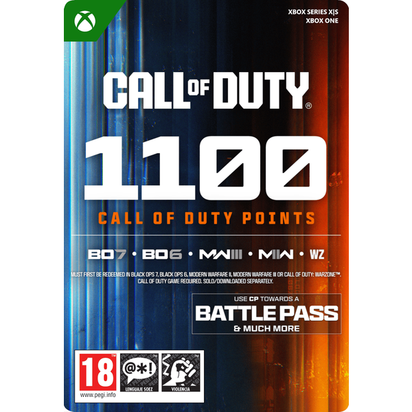 1100 PUNTOS CALL OF DUTY