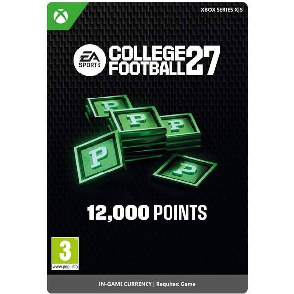 EA SPORTS COLLEGE FOOTBALL 27 12000 POINTS PACK