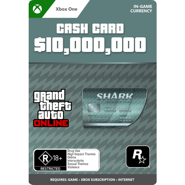 Megalodon Shark Card GTA Online (Xbox One)