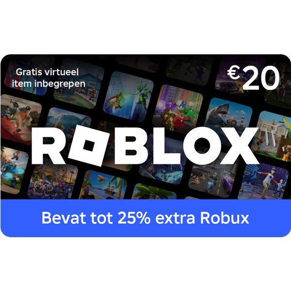 Roblox Kaart 20 euro | Robux Kopen | Roblox Kaart