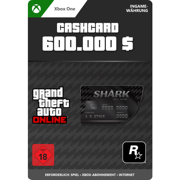 Bull Shark Card GTA Online (Xbox One)