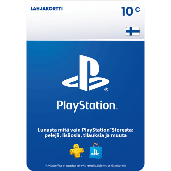 PlayStation Store lahjakortti €10 | PSN Kortti | PlayStation Gift Card
