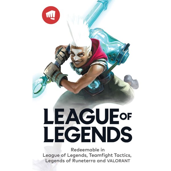 Riot Games League Of Legends Gift Card £18