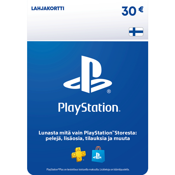 PlayStation Store lahjakortti €30 | PSN Kortti | PlayStation Gift Card