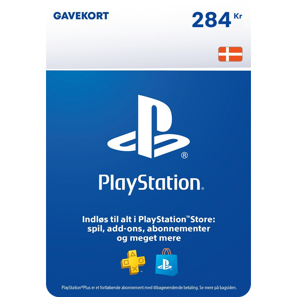 PlayStation Store-kort 284 DKK | PlayStation Store Gavekort | PSN Gavekort