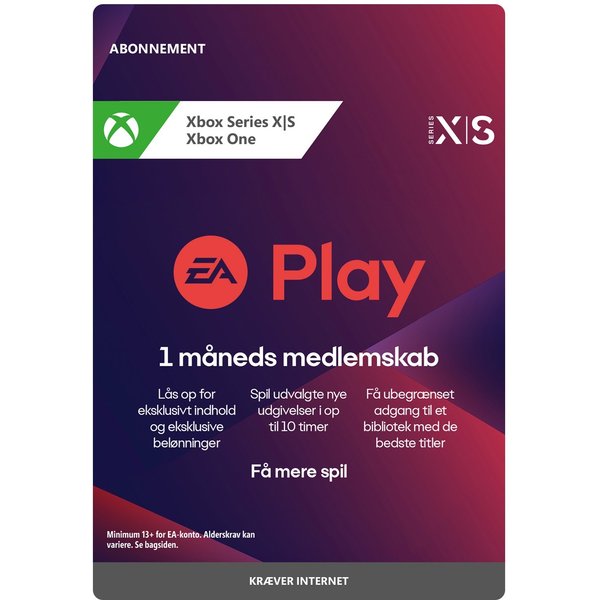 EA Play 1 måneds Xbox
