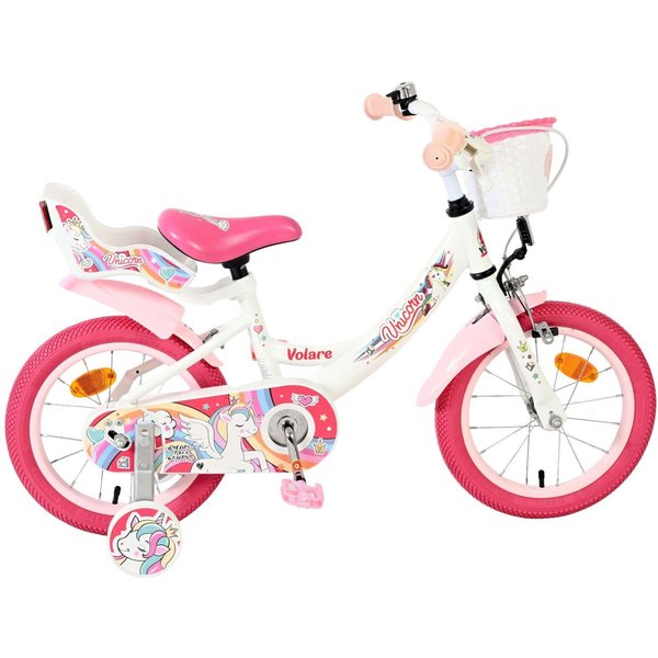Volare Unicorn Kinderfiets Meisjes 14 inch