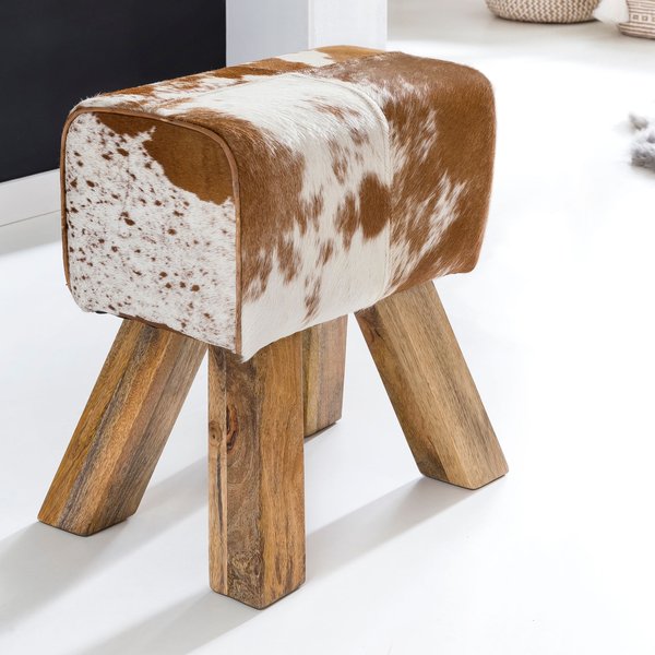 FineBuy Design Turnbock Sitzhocker 40 x 30 x 47 cm, Turnhocker Hocker Beistellhocker Fußhocker