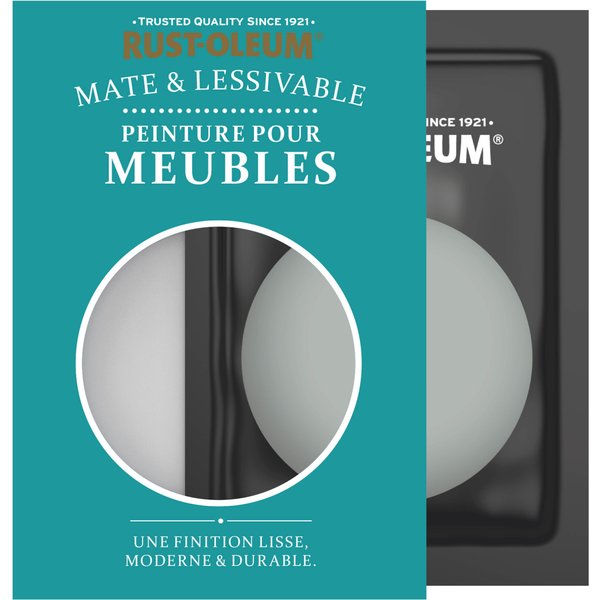 Peinture Pour Meubles Mate & Lessivable - Gris Urbain-image