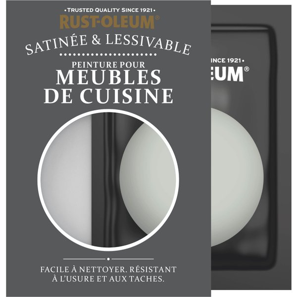 Peinture Pour Meubles De Cuisine, Finition SatinéE - Vert Craie-image