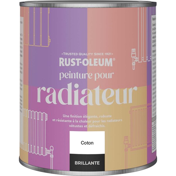Rust-Oleum Peinture pour radiateurs brillante - Coton