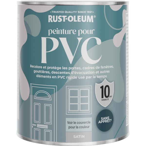 Rust-Oleum Peinture pour PVC satinée - Brume