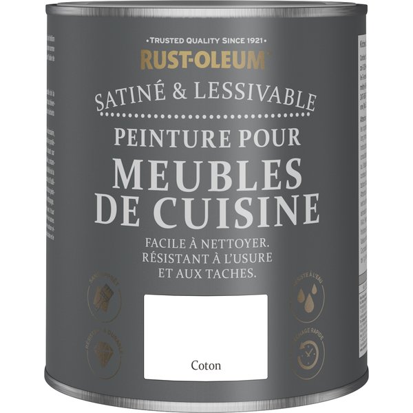 Rust-Oleum Peinture pour meubles de cuisine satinée - Coton