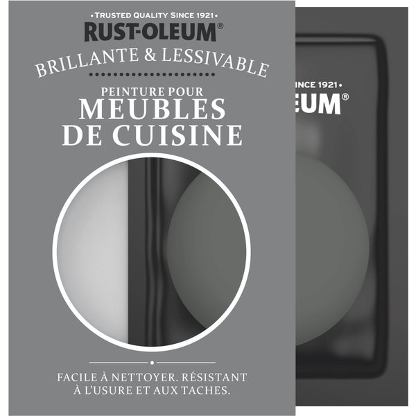 Peinture Pour Meubles De Cuisine, Finition Brillante - Graphite-image
