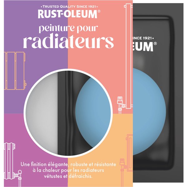 Peinture Pour Radiateur, Finition SatinéE - CéRuléEn-image