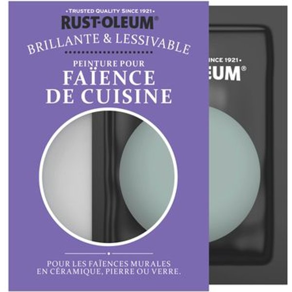 Peinture Pour FaïEnce De Cuisine, Finition Brillante - Bleu Gris-image