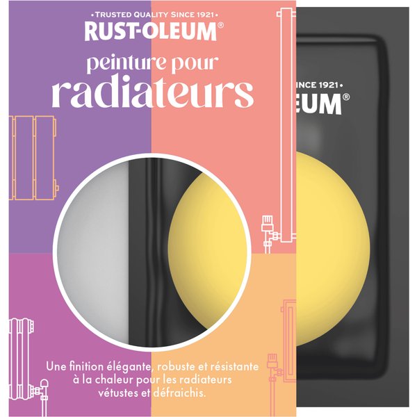 Peinture Pour Radiateur, Finition Mate - Sorbet Citron-image