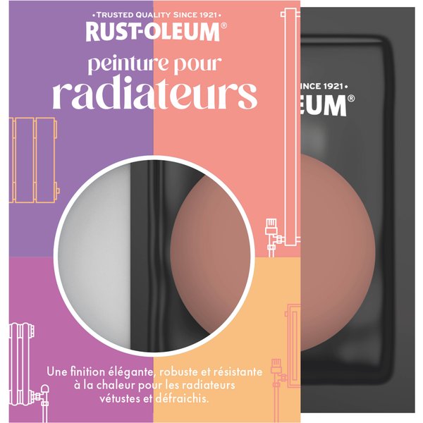 Peinture Pour Radiateur, Finition Mate - Saumon-image