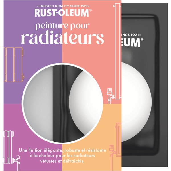 Peinture Pour Radiateur, Finition Mate - Craie Blanche-image