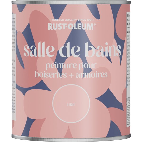 Rust-Oleum Peinture pour boiseries et armoires de salle de bains mate - Calcaire