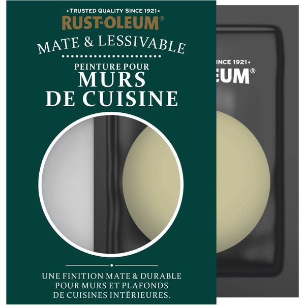 Peinture Pour Murs De Cuisine, Finition Mate - Vert Sauge-image