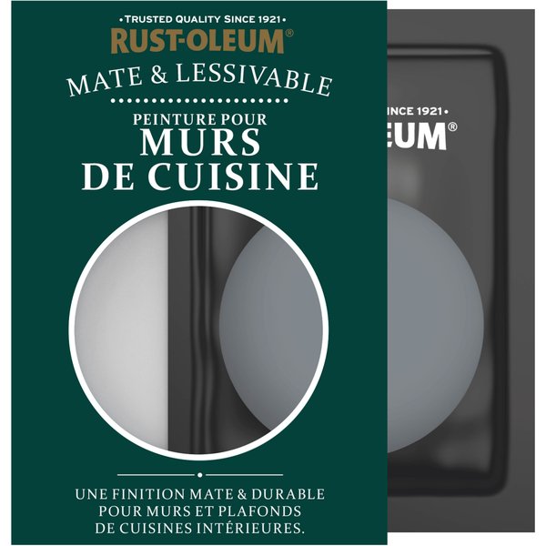 Peinture Pour Murs De Cuisine, Finition Mate - Gris Marine-image
