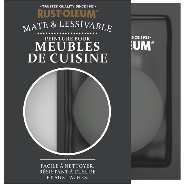 Peinture Pour Meubles De Cuisine, Finition Mate - Graphite-image
