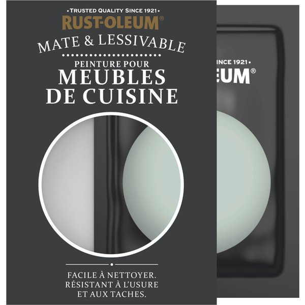 Peinture Pour Meubles De Cuisine, Finition Mate - Vert D'eau-image