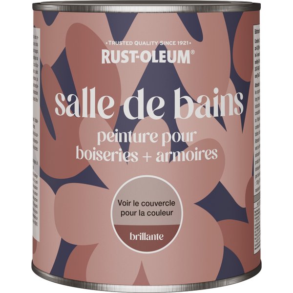 Rust-Oleum Peinture pour boiseries et armoires de salle de bains brillante - Immobile