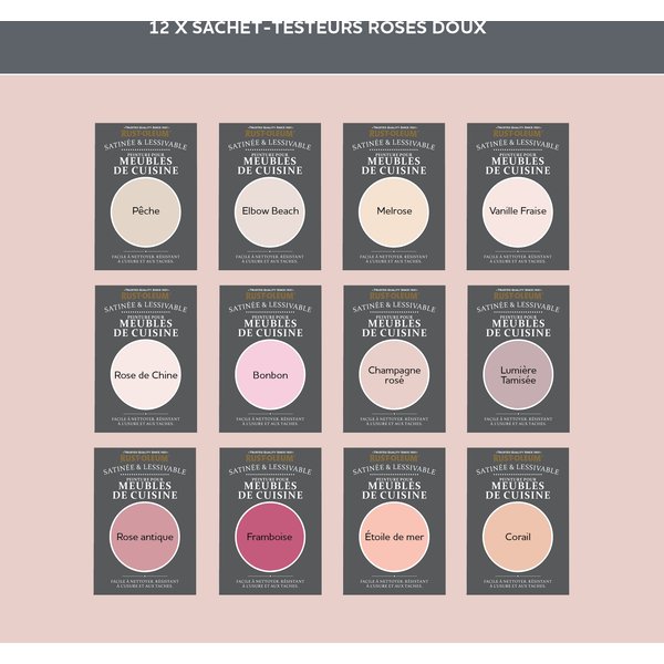 Rust-Oleum Testeurs Meubles de Cuisine - Rose doux