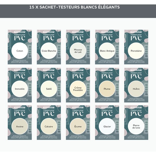 Rust-Oleum Testeurs portes et fenêtres en PVC - Blancs élégants