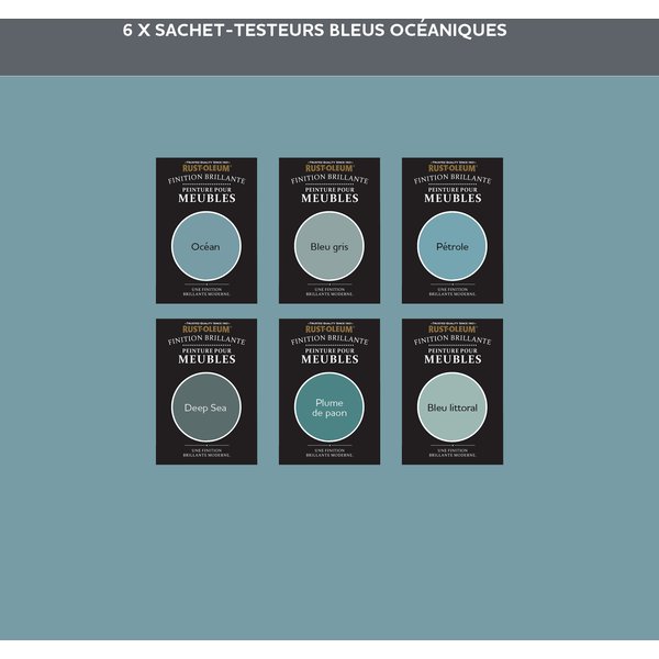 Rust-Oleum Testeurs Meubles - Bleus océaniques