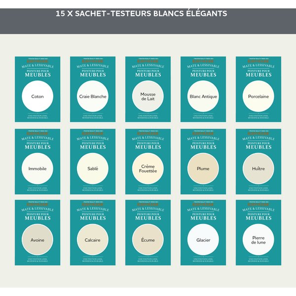 Rust-Oleum Testeurs Meubles - Blancs élégants